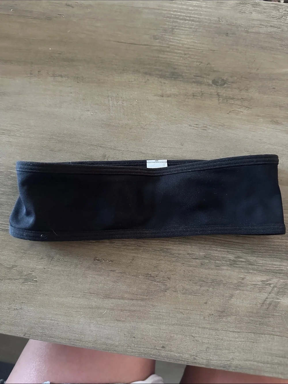 Lululemon Black Stretch running Headband